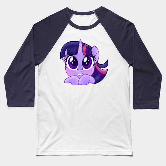 Twilight Sparkle Baseball T-Shirt by SophieScruggs